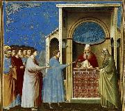 The Bringing of the Rods to the Temple GIOTTO di Bondone